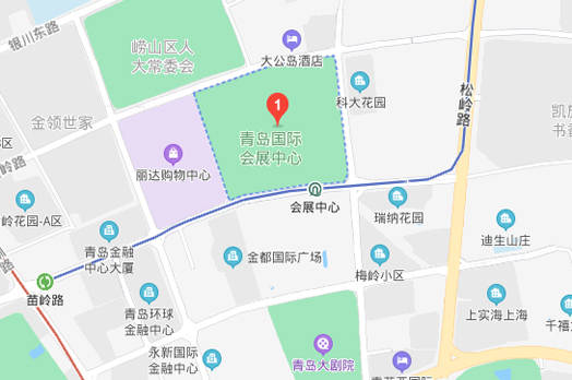 青岛家博会展馆国际会展中心地图